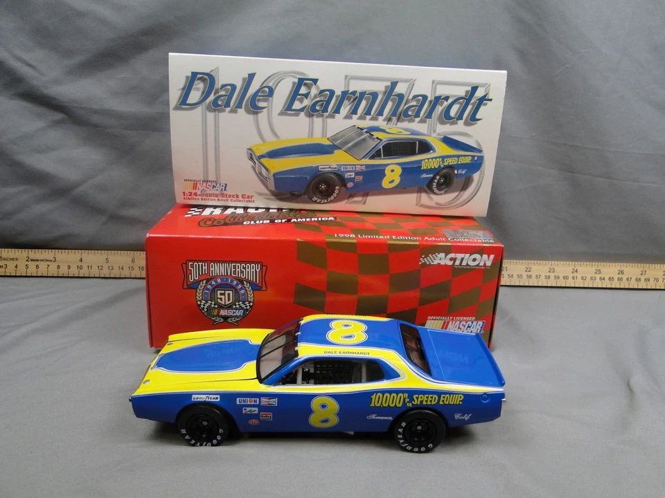 Dale Earnhardt #8 1975 Dodge Charger 10000 RPM Nascar Action Diecast - Image 1 of 4