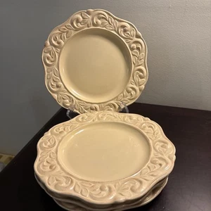 JC PENNEY HOME COLLECTION ISABELLA 4ER SET SALATTELLER Gold - Bild 1 von 4