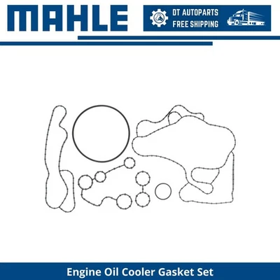 For 2008-2010 Ford F-550 Super Duty 6.4L V8 Engine Oil Cooler Gasket Set Mahle - Image 1 of 3