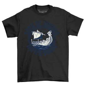 T-Shirt "Sons Of Vikings Born Warriors" Wikingerschiff - lustig & wild! Unleash - Bild 1 von 38