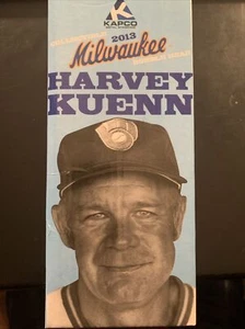2013 Milwaukee Brewers Harvey Kuenn Powerder blau Wackelkopf mit Box  - Bild 1 von 4