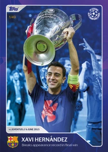 ➠ Topps Champions League 30 Seasons Celebration #6 Xavi Hernandez - Parallel /49 - Bild 1 von 2