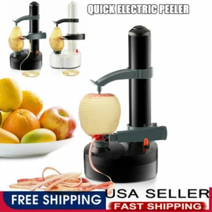 Automatischer Sparschäler, Elektrische Schälmaschine für Kartoffel Obst Apfel Orange 3 Klingen - Bild 1 von 21