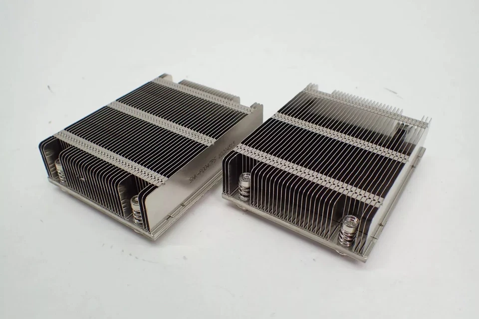 Lot of 2 Supermicro 1U Passive Heat Sink LGA2011 Socket Screw SNK-P0047PS - Image 1 of 2