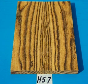1 PAIR BOCOTE KNIFE HANDLE SCALES~1/4" X 1-1/2" X 5"~EXOTIC WOOD~LUMBER - Picture 1 of 2