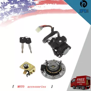 Interruptor de encendido tapa de gas cubierta llave de bloqueo de asiento para Suzuki Katana 600 Katana 750 EE. UU. - Imagen 1 de 8