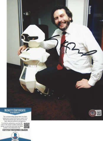 NOLAN BUSHNELL SIGNED ANDROBOT TOPO BOB ATARI FOUNDER 8x10 PHOTO BECKETT COA BAS Cover