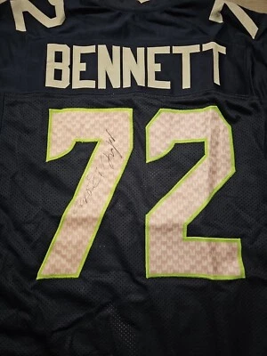 Michael Bennett Signed Custom Jersey - Image 1 of 4