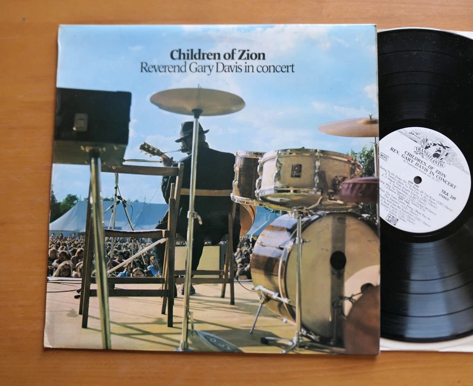 Reverend Gary Davis Children Of Zion In Concert 1971 Vinyl Transatlantic TRA 249 - Image 1 of 4