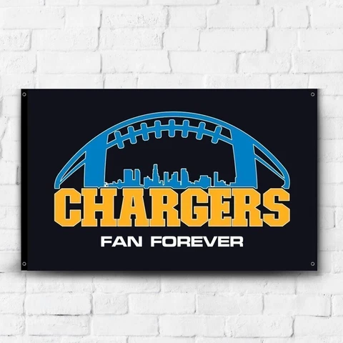 Los Angeles Chargers Fans 3x5 ft Flag NFL Football Champions Banner Gift Cover