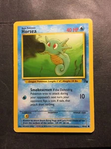 1999 Wizards Pokémon Fossil Set 49 /62 Horsea 02 - Picture 1 of 2