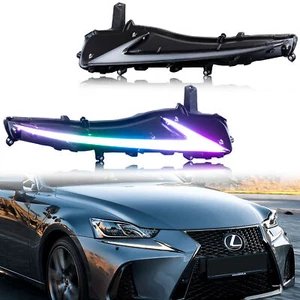 RGB LED Daytime Running Light For Lexus IS250 IS350 IS300 IS200t 2014-2016 DRL - Picture 1 of 6
