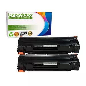 2PK CB435A Toner Cartridges Black For HP 35A Laser Jet P1006 P1004 P1005 P1009 - Picture 1 of 6