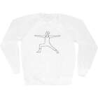 'Yoga Pose' Adult Sweatshirt / Sweater / Jumper (Sw023302)