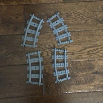 Curved Lego Train Track Lot Of 4.    1 Free Included With 2nd Purchase - Image 1 of 2