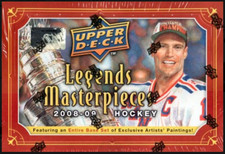 2008-09 Upper Deck Legends Masterpieces Hockey Hobby Box (Brand new) sealed rare