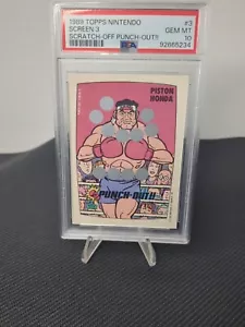 1989 Topps Nintendo Punch Out Piston Honda #3 PSA 10 POP 12 🔥👀👀 ✅ GradedGeekz - Picture 1 of 5
