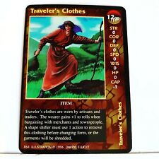 Dragon Storm CCG "TRAVELER'S CLOTHES"  Rare   NM /MINT (First Edition)