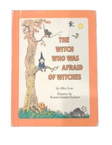 Vtg The Witch Who Was Afraid Of Witches Alice Low HC 1978 Halloween Book Kids - Picture 1 of 12
