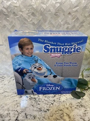 NUEVO EN CAJA Disney Frozen Snuggie Olaf Manta polar azul cálido invierno niños dibujos animados Foto 1 de 4