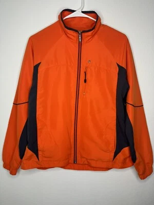 Chaqueta cortavientos para mujer Danskin Now naranja y bla forrada de malla talla M (8/10) Foto 1 de 4