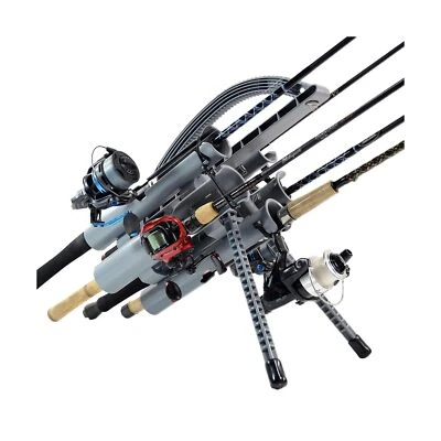Rod-Runner Fishing Rod Carrier Pro 5 Portable Rod Rack Gray - Imagem 1 de 4