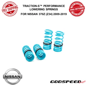 Muelles reductores de rendimiento Godspeed Traction-S para Nissan 370Z Z34 2009-19 - Imagen 1 de 6