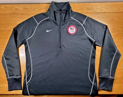 Chaqueta Team USA Mujer XL Gris Blanco Damas Nike Equipo Olímpico de Estados Unidos Informal Atlética Foto 1 de 4