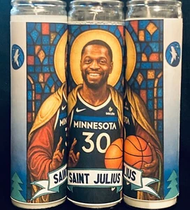 Minnesota Timberwolves / Julius Randle / Saint Julius Prayer Candle / 9" / NBA - Bild 1 von 2