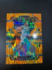 2023-24 Panini Select - Concourse Brandon Miller #80 Orange shock Prizm (RC) - Picture 1 of 2