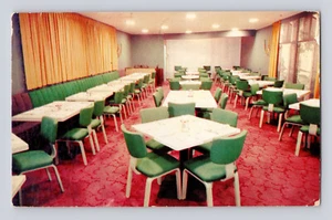 Postkarte Iowa Mason City IA Stadthaus Restaurant Cosmo Zimmer 1960 verschickt Chrom - Bild 1 von 2
