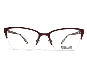 Diane von Furstenberg Eyeglasses Frames DVF8056 690 Burgundy Red 52-17-135 - Picture 1 of 11
