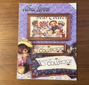 VTG 1994 Alma Lynne Designs Bear Collector Sampler Cross Stitch Patterns - Picture 1 of 3