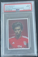 2018 Benfica Joao Felix Spanish League Stickers Rookie Card PSA 9 MINT #32