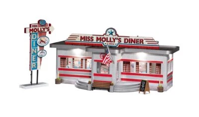 Woodland Scenics BR5870 Miss Molly's Diner - O Scale - Image 1 of 4