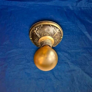 Antique polychrome Single flush mount ceiling fixture 22E - Picture 1 of 5