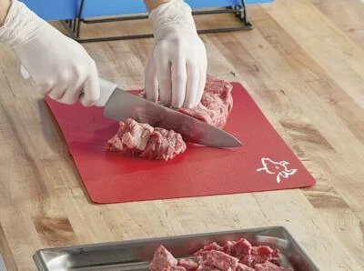 4 Flexible Chopping Mat 12"x15" Color Code Set Kitchen Flex Cutting Board NO BPA - Image 1 of 3