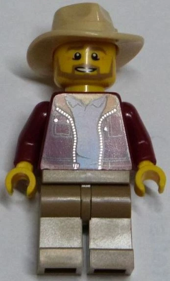 LEGO City Larry Jones Explorer Adventurer Minifigure - Image 1 of 1