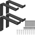 Premium Heavy-Duty Shelf Brackets - Quarter Inch  Assorted Styles , Sizes 