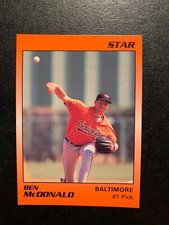 Ben McDonald 1990 STAR COMPANY#1 Draft Pick  Card #6 of 11  BALTIMORE ORIOLES