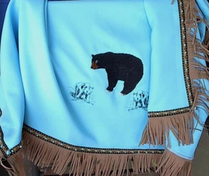 NATIVE AMERICAN LIKE... WEDDING SHAWLS - Picture 1 of 6