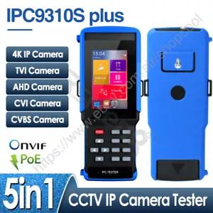 Rsrteng 4" 4k IPC-9310S tester telecamera di sorveglianza rete Wifi IP CVI TVI AHD - Foto 1 di 10