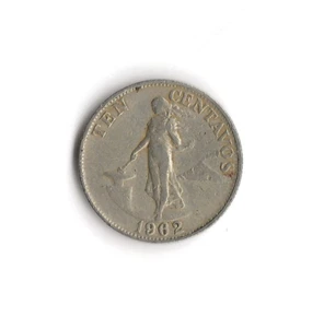 1962 Philippines - 10 Centavos - 299 - Nickel Brass - 2g - Picture 1 of 2