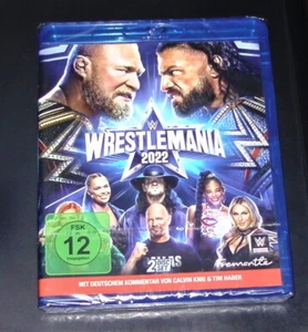 WWE WRESTLEMANIA 2022 DOPPEL BLU RAY SCHNELLER VERSAND NEU & OVP - Picture 1 of 2