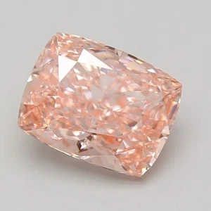 Lab Grown Cushion Cut 5.10 Ct Fancy Vivid Pink VS1 IGI Certified CVD Diamond - Picture 1 of 10