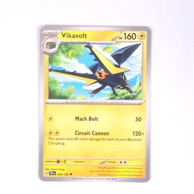 Vikavolt 056/162 Pokemon SV05: Temporal Forces Uncommon NM - Image 1 of 2