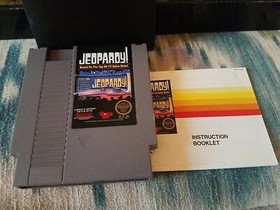 Vintage Jeopardy NES Nintendo Game and Instruction Booklet Authentic