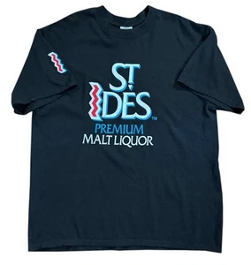 Vintage St Ides Premium Malt Liquor Promo T Shirt (Size XL) - Picture 1 of 2