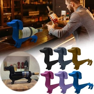 Portabotellas de Vino para Perros Estante de Vino Tinto Bandeja Soporte para Botellas Herramienta de Cocina Decoración del Hogar - Imagen 1 de 26