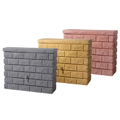 GRAF Rocky Wandtank 400L Regentonne Wasserbehälter Regenwassertonne Wassertank - Bild 1 von 4